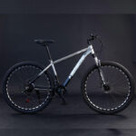 Adult high carbon steel front suspension MTB with disc brakes
