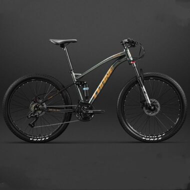 Adult hydraulic disc brake mountain bike for off-road trails