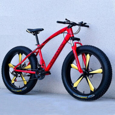 All-terrain adult fat tire mountain bike for rugged outdoor use