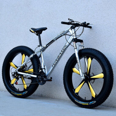 All-terrain adult fat tire mountain bike for rugged outdoor use