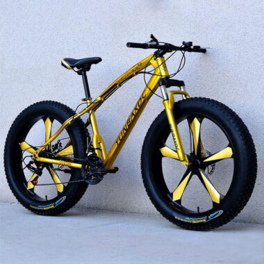 All-terrain adult fat tire mountain bike for rugged outdoor use