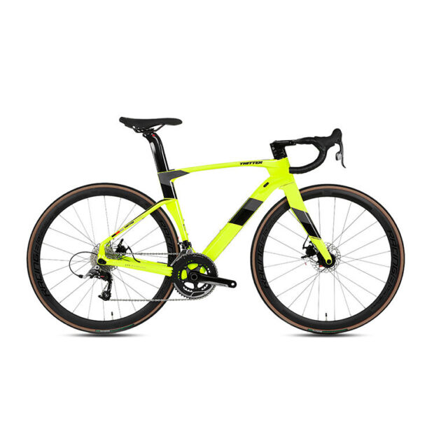 Carbon fiber MTB hydraulic disc brake road bike design