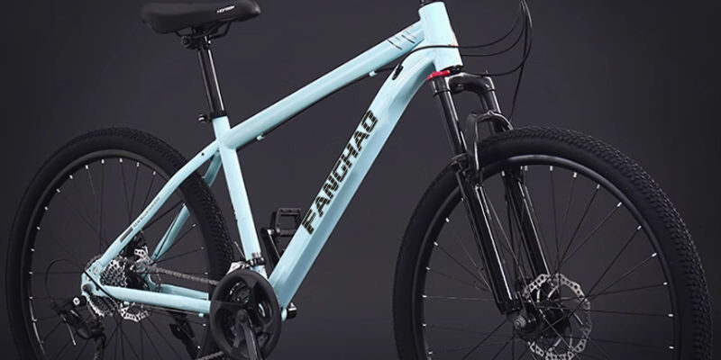 Carbon steel full suspension mountain bike for rough terrain riding