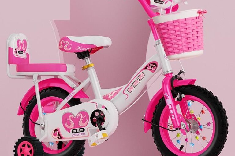 Cute 12–18 Inch Kids Bike for Ages 2–7 (5) Cute kids bike for ages 2–7 in 12–18 inch sizes with training wheels