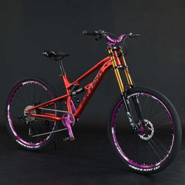 Full suspension adult downhill MTB mountain bike for extreme terrain