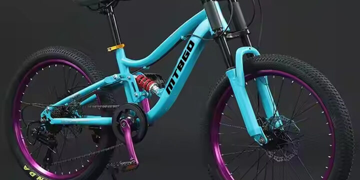 Full suspension downhill MTB mountain bike for extreme riding