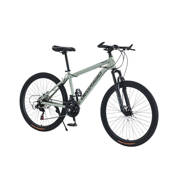 High carbon steel mountain bike for off-road adult riding