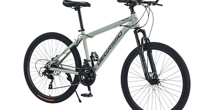 High carbon steel mountain bike for off-road adult riding