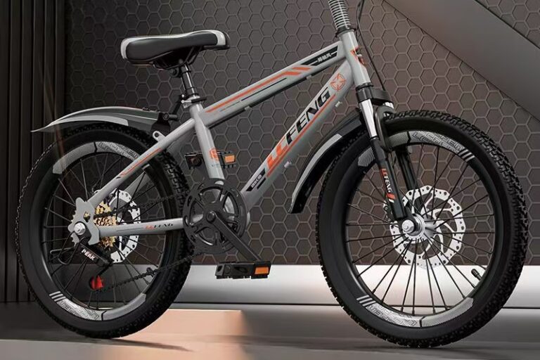 Kids Bike with Gear Shifting and Disc Brakes (2) Kids bike with gears, suspension system and disc brakes