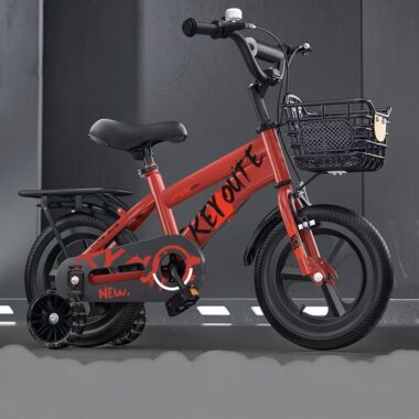 Lightweight multi-size kids bike with stylish high aesthetic design