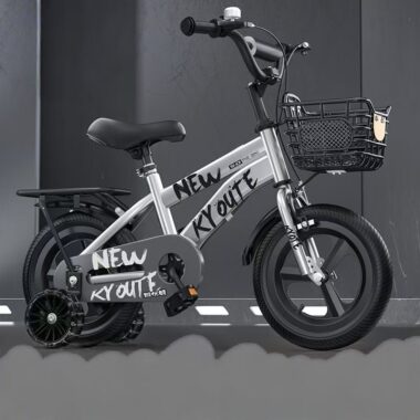 Lightweight multi-size kids bike with stylish high aesthetic design