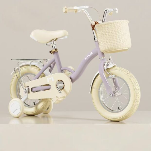 Lightweight multi-size kids bike with stylish high aesthetic design